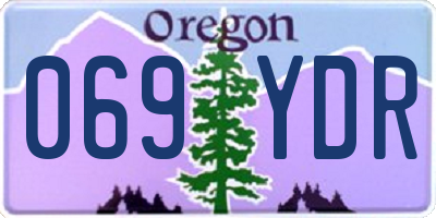 OR license plate 069YDR