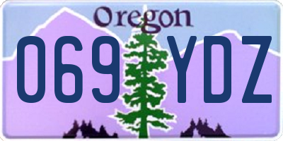 OR license plate 069YDZ