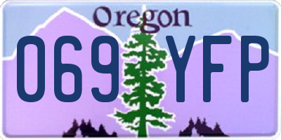 OR license plate 069YFP
