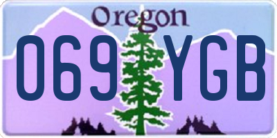 OR license plate 069YGB
