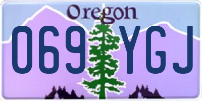 OR license plate 069YGJ