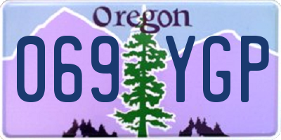 OR license plate 069YGP