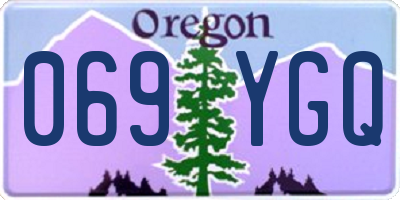 OR license plate 069YGQ