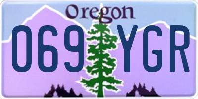 OR license plate 069YGR