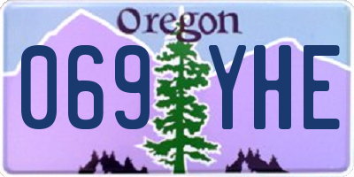 OR license plate 069YHE