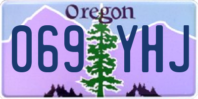 OR license plate 069YHJ
