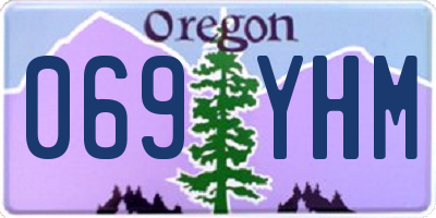 OR license plate 069YHM