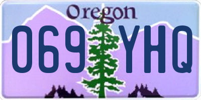 OR license plate 069YHQ
