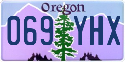 OR license plate 069YHX