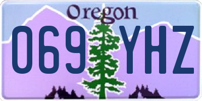 OR license plate 069YHZ