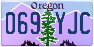 OR license plate 069YJC