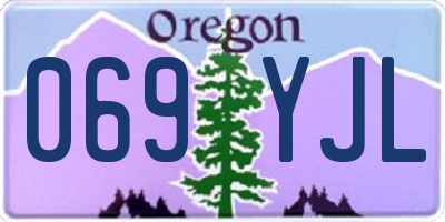 OR license plate 069YJL