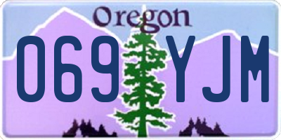 OR license plate 069YJM