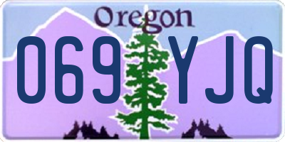 OR license plate 069YJQ