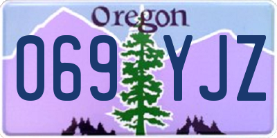 OR license plate 069YJZ