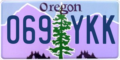 OR license plate 069YKK