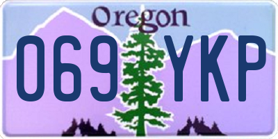 OR license plate 069YKP