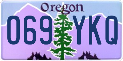OR license plate 069YKQ