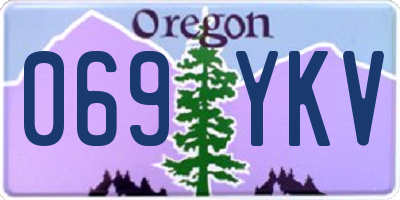 OR license plate 069YKV