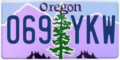 OR license plate 069YKW