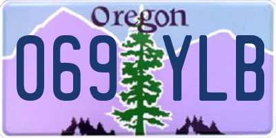 OR license plate 069YLB