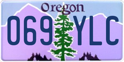 OR license plate 069YLC