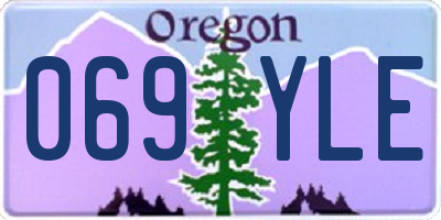OR license plate 069YLE