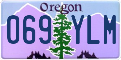OR license plate 069YLM