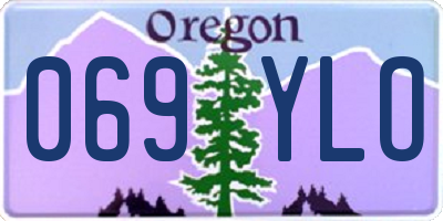 OR license plate 069YLO