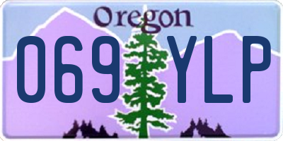 OR license plate 069YLP