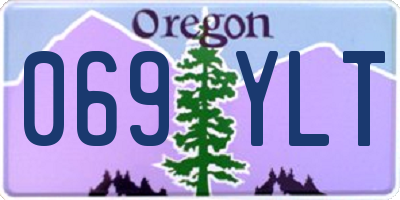 OR license plate 069YLT