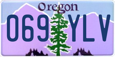 OR license plate 069YLV