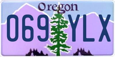 OR license plate 069YLX