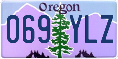 OR license plate 069YLZ