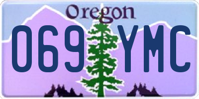 OR license plate 069YMC