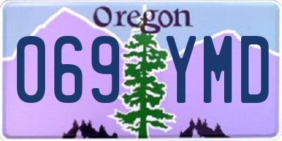 OR license plate 069YMD