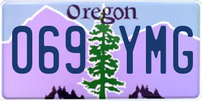 OR license plate 069YMG