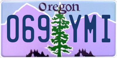 OR license plate 069YMI