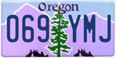 OR license plate 069YMJ