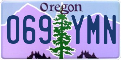 OR license plate 069YMN