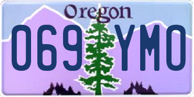 OR license plate 069YMO