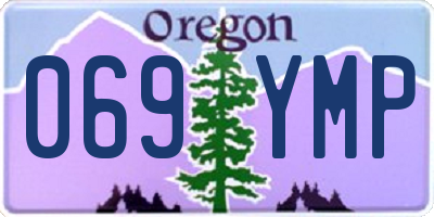 OR license plate 069YMP
