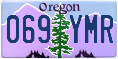 OR license plate 069YMR