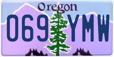 OR license plate 069YMW