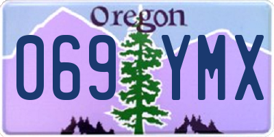 OR license plate 069YMX