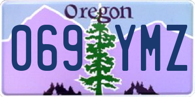 OR license plate 069YMZ