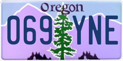 OR license plate 069YNE