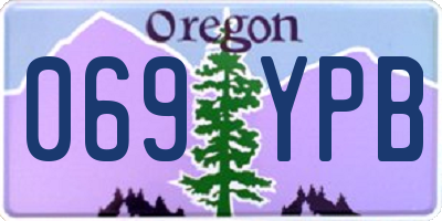 OR license plate 069YPB