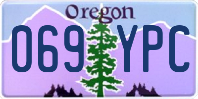 OR license plate 069YPC