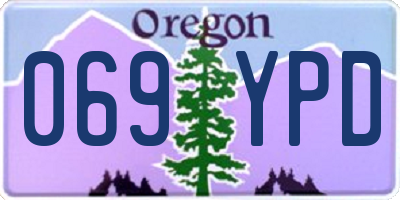 OR license plate 069YPD